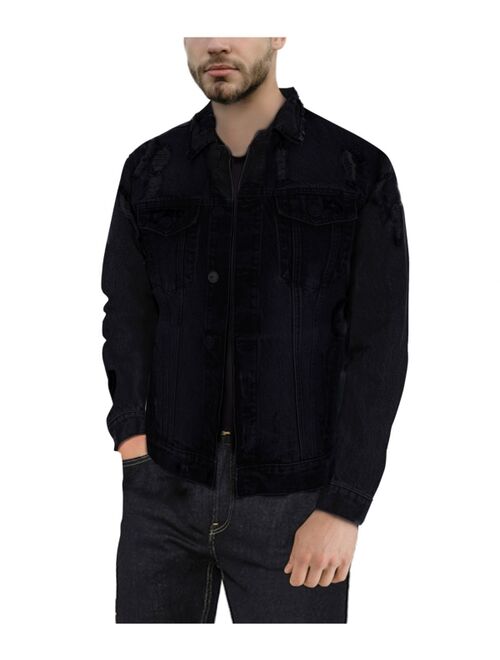 Men's Slim Washed Denim Jacket