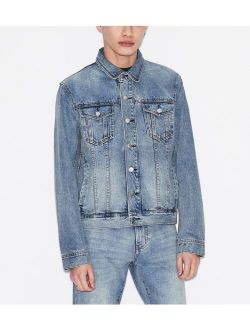 Icon Logo Long Sleeve Denim Jacket