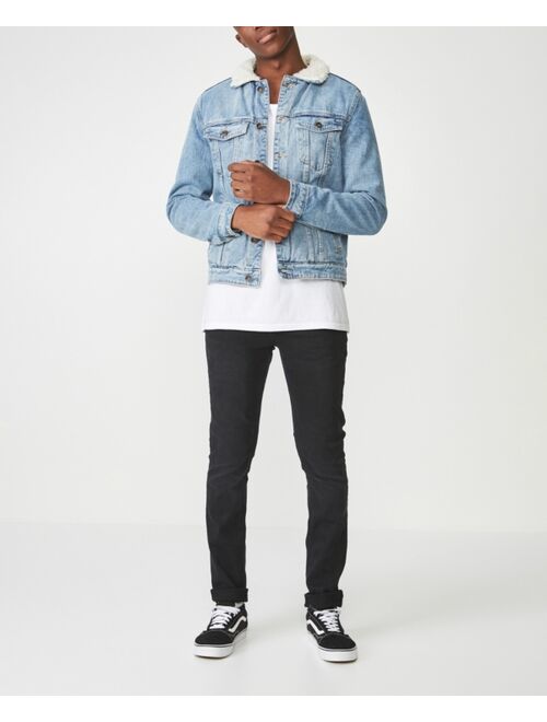 Borg Denim Jacket