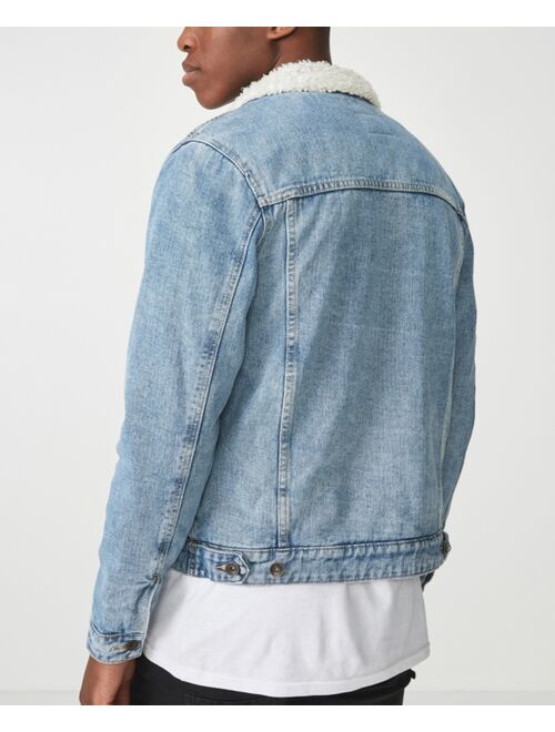 Borg Denim Jacket