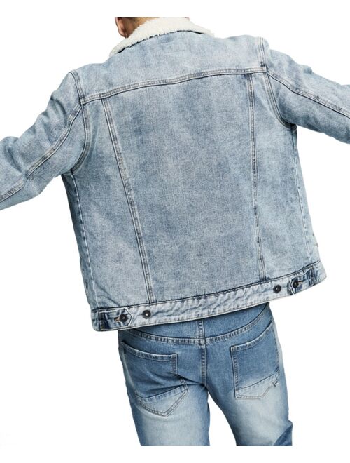 Borg Denim Jacket