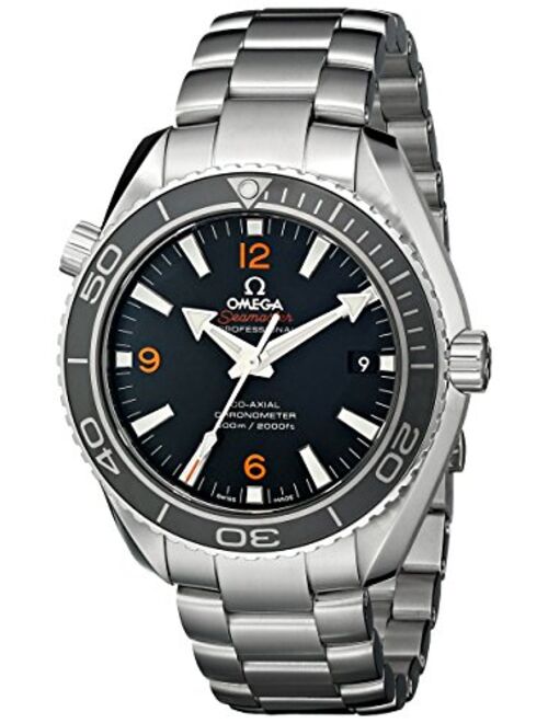 Omega Men's 232.30.42.21.01.003 Planet Ocean Analog Automatic Self Wind Black Dial Watch