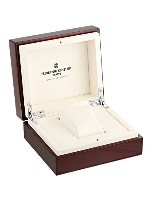 Frederique Constant Men's FC705N4S6B Slim Line Analog Display Swiss Automatic Silver Watch