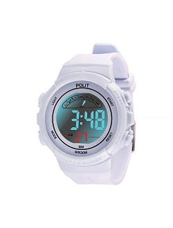 LED Digital Sport Wrist Watch Multiple Colors Waterproof Electronic Watch with Luminous Alarm Stopwatch