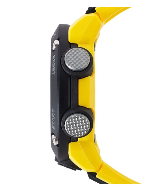 Casio G-Shock Analog-Digital Black & Yellow Resin Strap Watch GA2000-1A9