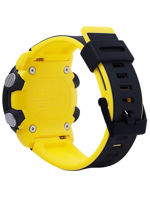 Casio G-Shock Analog-Digital Black & Yellow Resin Strap Watch GA2000-1A9