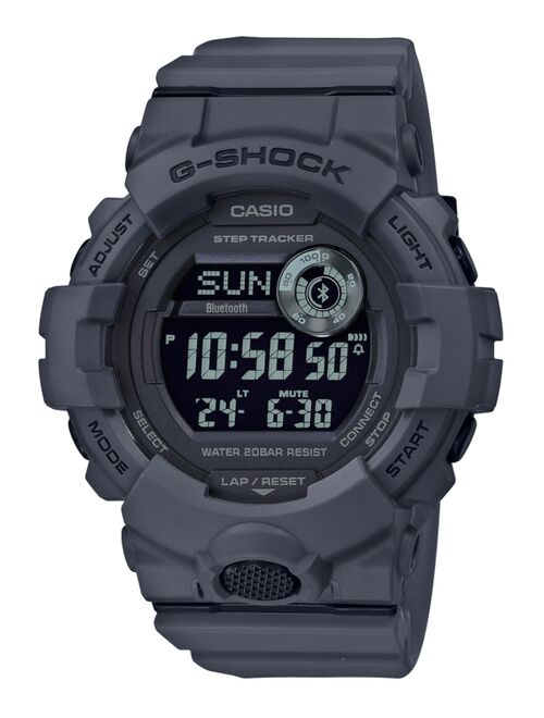 Casio Men's Digital Gray Resin Strap Watch 48.6mm