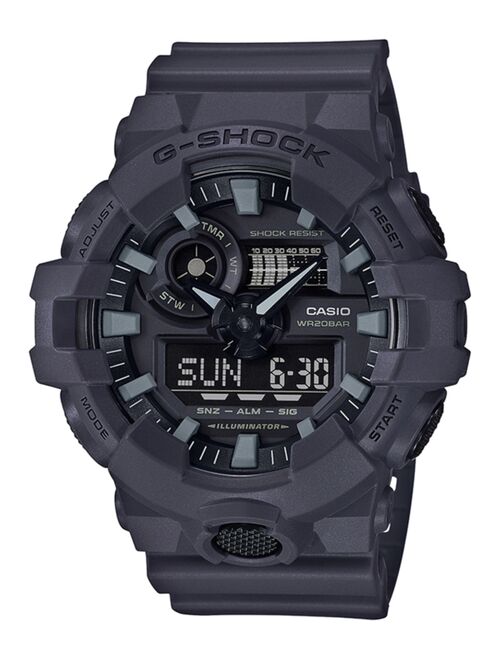 Casio Men's Analog-Digital Dark Grey Resin Strap Watch 53mm