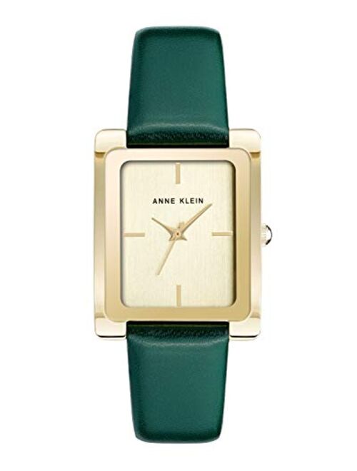 Anne Klein Women's Leather Strap Watch, AK/2706