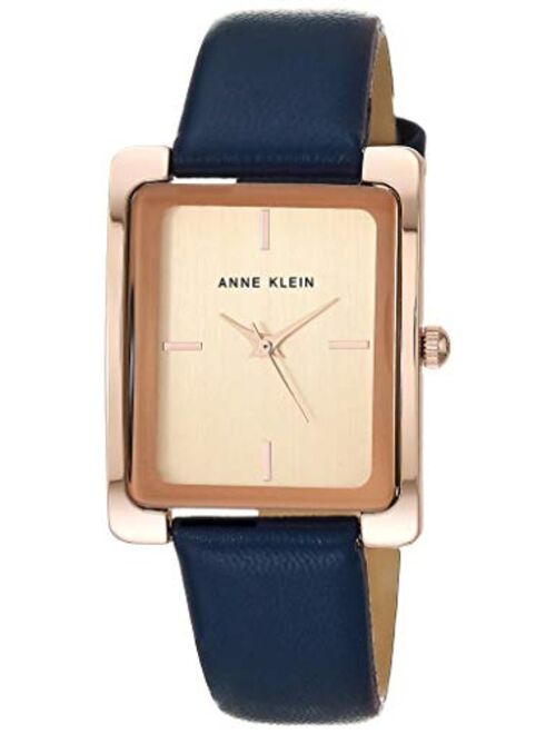 Anne Klein Women's Leather Strap Watch, AK/2706