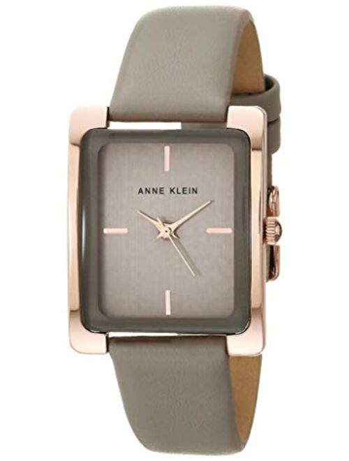 Anne Klein Women's Leather Strap Watch, AK/2706