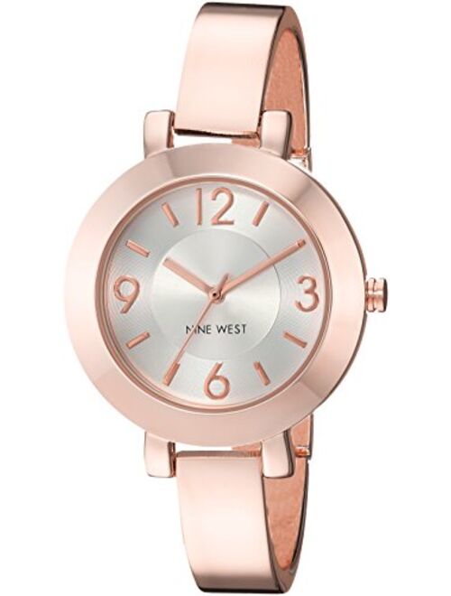 Nine West Women's Sunray Dial Bangle Watch