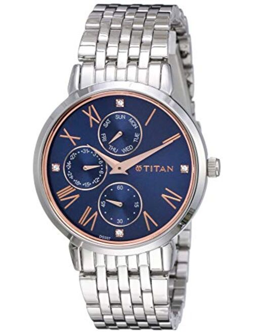 Titan Ladies Neo-Ii Analog Blue Dial Women's Watch-NK2569SM01