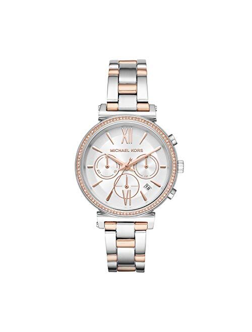 Michael Kors Sofie Stainless Steel Chronograph Watch