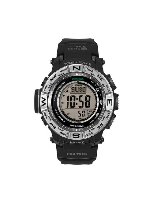 Casio Men's PRO TREK Digital Solar Watch - PRW3500-1CR