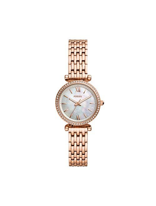 Fossil Women's Carlie Mini Stainless Steel Dress Quartz Watch