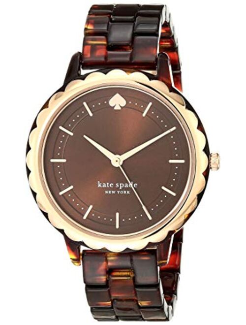 Kate Spade New York Women's Morningside Stainless Steel Scallop Topring Quartz Watch