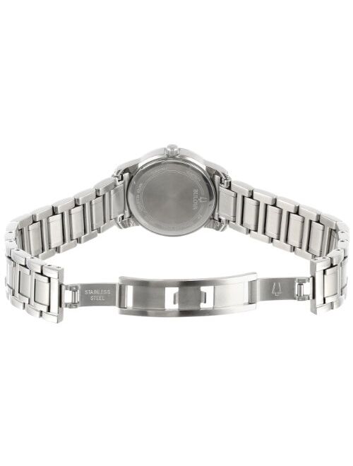 Bulova Women's 96R105 Diamond-Accented Stainless Steel Watch