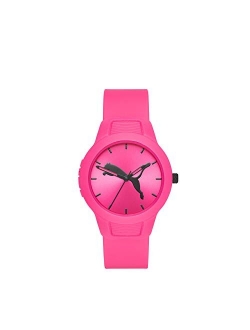 Reset V2 Three-Hand Date Silicone Watch With Leaping Cat Logo