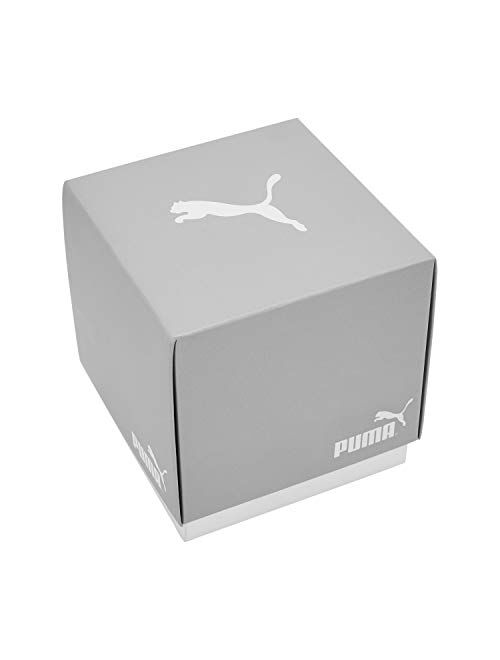 PUMA Reset V2 Three-Hand Date Silicone Watch With Leaping Cat Logo