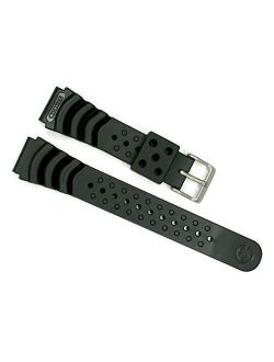 genuine Divers urethane rubber Watch Band DB73BP 20mm
