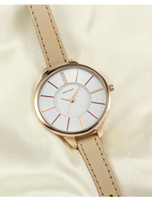 Sekonda Editions White Stone Set Dial Ladies Watch 2013