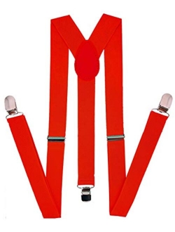 Navisima Women Adjustable Elastic Y Back Style Suspenders With Strong Metal Clips