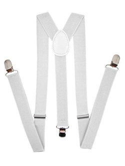 Navisima Women Adjustable Elastic Y Back Style Suspenders With Strong Metal Clips