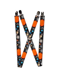 Buckle-Down Unisex-Adult's Suspender-Space