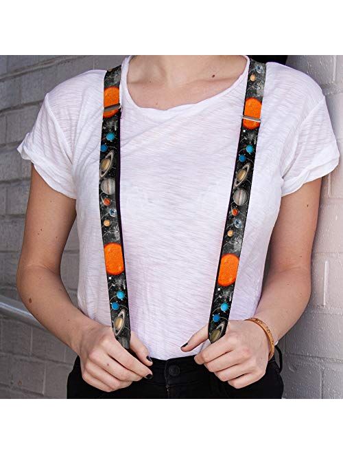 Buckle-Down Unisex-Adult's Suspender-Space