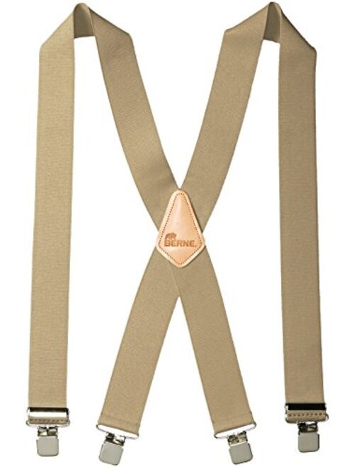 Berne Workwear Men's Embossed Back Elastic Suspenders