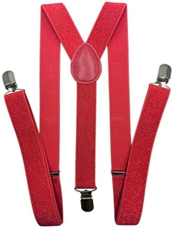 Consumable Depot Solid Color Suspenders Y-Back | Adjustable and Elastic |