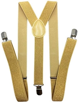 Consumable Depot Solid Color Suspenders Y-Back | Adjustable and Elastic |