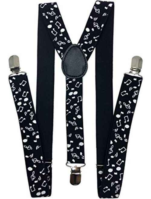 Consumable Depot Solid Color Suspenders Y-Back | Adjustable and Elastic |