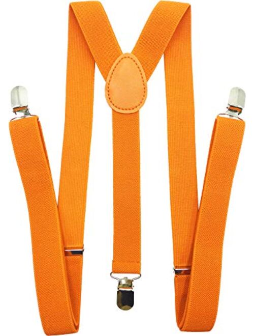 Consumable Depot Solid Color Suspenders Y-Back | Adjustable and Elastic |
