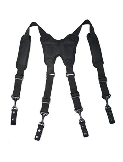 Melo Tough Tactical Harness Tactical Suspenders 1.5 inch Police Suspenders for Duty Belt