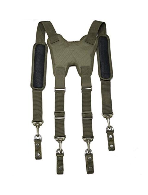 Melo Tough Tactical Harness Tactical Suspenders 1.5 inch Police Suspenders for Duty Belt