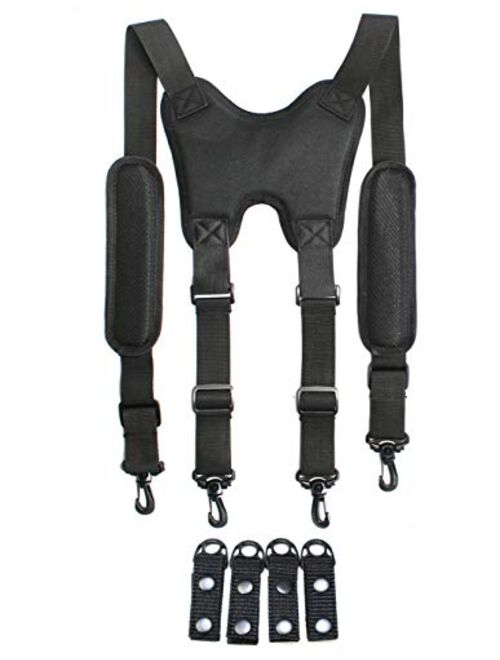 Police Suspender for duty belt Tactical suspenders For Battle Belt Come With 4 Pcs Duty Belt Keeper