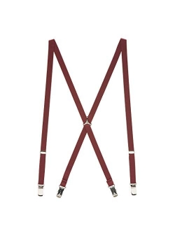 SuspenderStore Men's Thin Suspenders - 3/4 Inch Wide Matte Finish