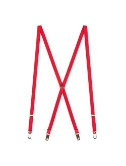 SuspenderStore Men's Thin Suspenders - 3/4 Inch Wide Matte Finish
