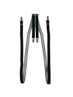 Relco Narrow .65 inch (1.7cm) Black Braces/Suspenders