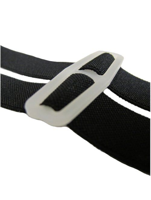 Relco Narrow .65 inch (1.7cm) Black Braces/Suspenders