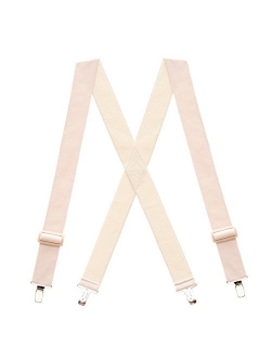 SuspenderStore Men's Undergarment Suspenders - Nickel Clip