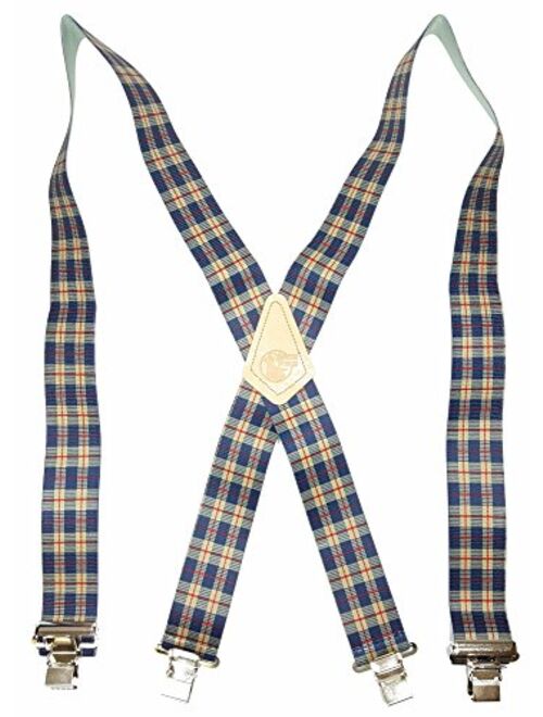 USA MADE CUSTOM SUSPENDERS 2" WIDE STRONG METAL CLIPS BUY AMERICAN !…