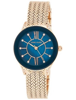 Women's Swarovski Crystal Accented Mesh Bracelet Watch