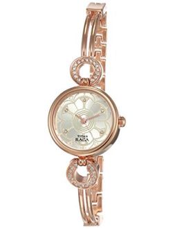 Titan Raga Women’s Bracelet Dress Watch with Swarovski Crystals - Quartz, Water Resistant