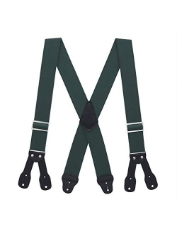 SuspenderStore Men's Logger Suspenders - BUTTON (4 sizes, 5 colors)