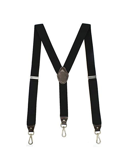 Suspenders for Men Adjustable Mens Suspenders with Hooks Heavy Duty Big and Tall Braces Groomsmen