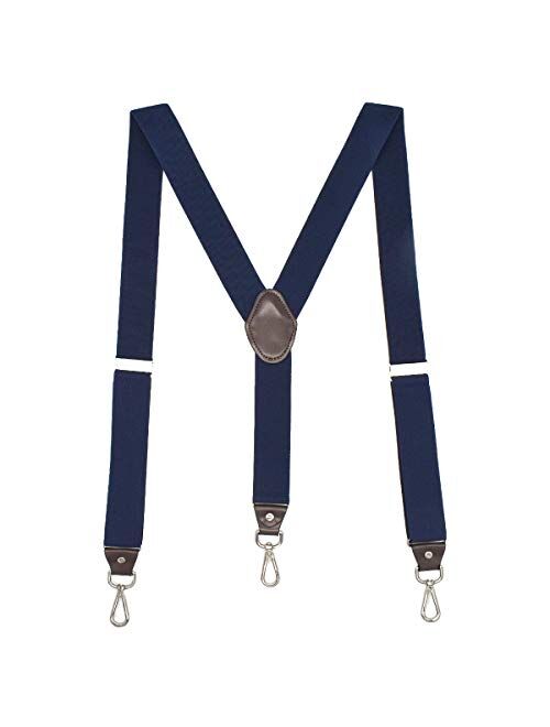 Suspenders for Men Adjustable Mens Suspenders with Hooks Heavy Duty Big and Tall Braces Groomsmen