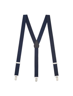 SuspenderStore Men's Solid Color Basics Collection - 1 Inch Wide Clip (Y-Back)